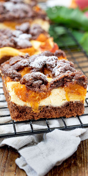 Crumble chocolat-abricot