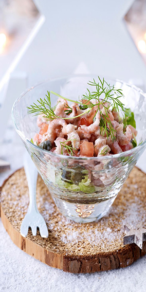 Coupe de cocktail de crevettes