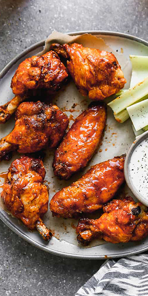 Spicy chicken wings