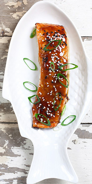 Saumon teriyaki
